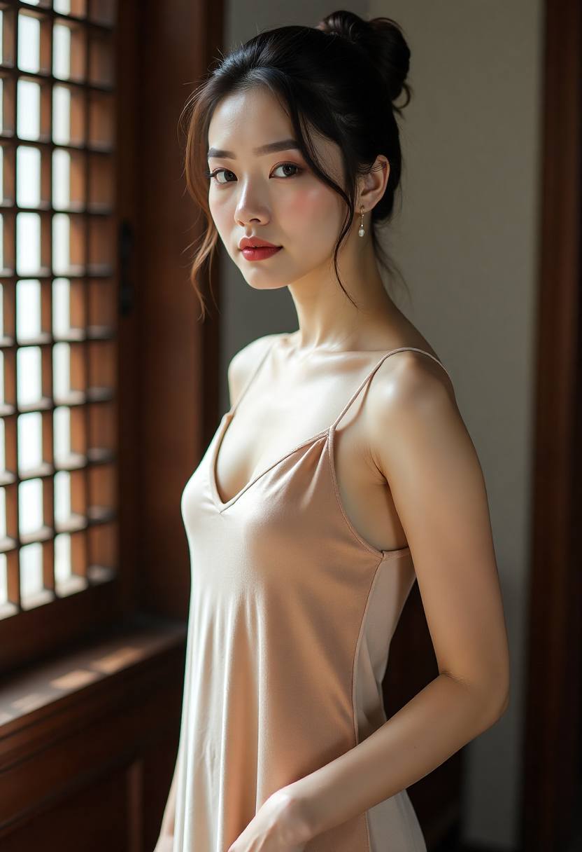放映机齿轮特写，机油反着窗光